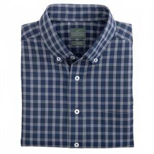 NEW GENTEAL men's awbrey performance shirt in imperial blue